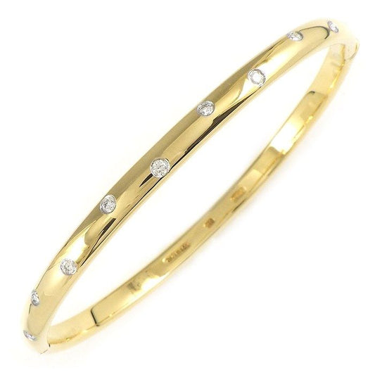 Tiffany & Co. Dot Bangle with 10pt Diamond in K18YG & PT950