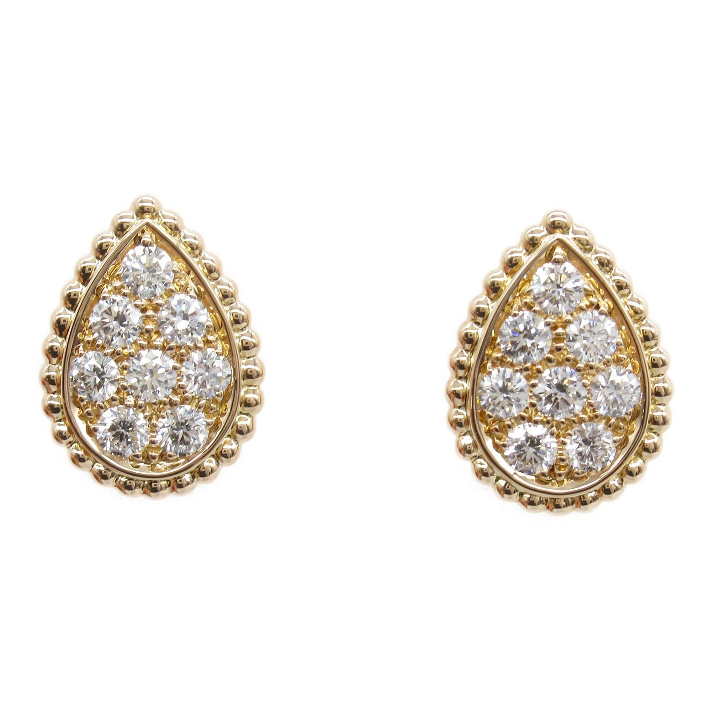 Boucheron Serpent Bohème Small Diamond Earrings in 18K Pink Gold