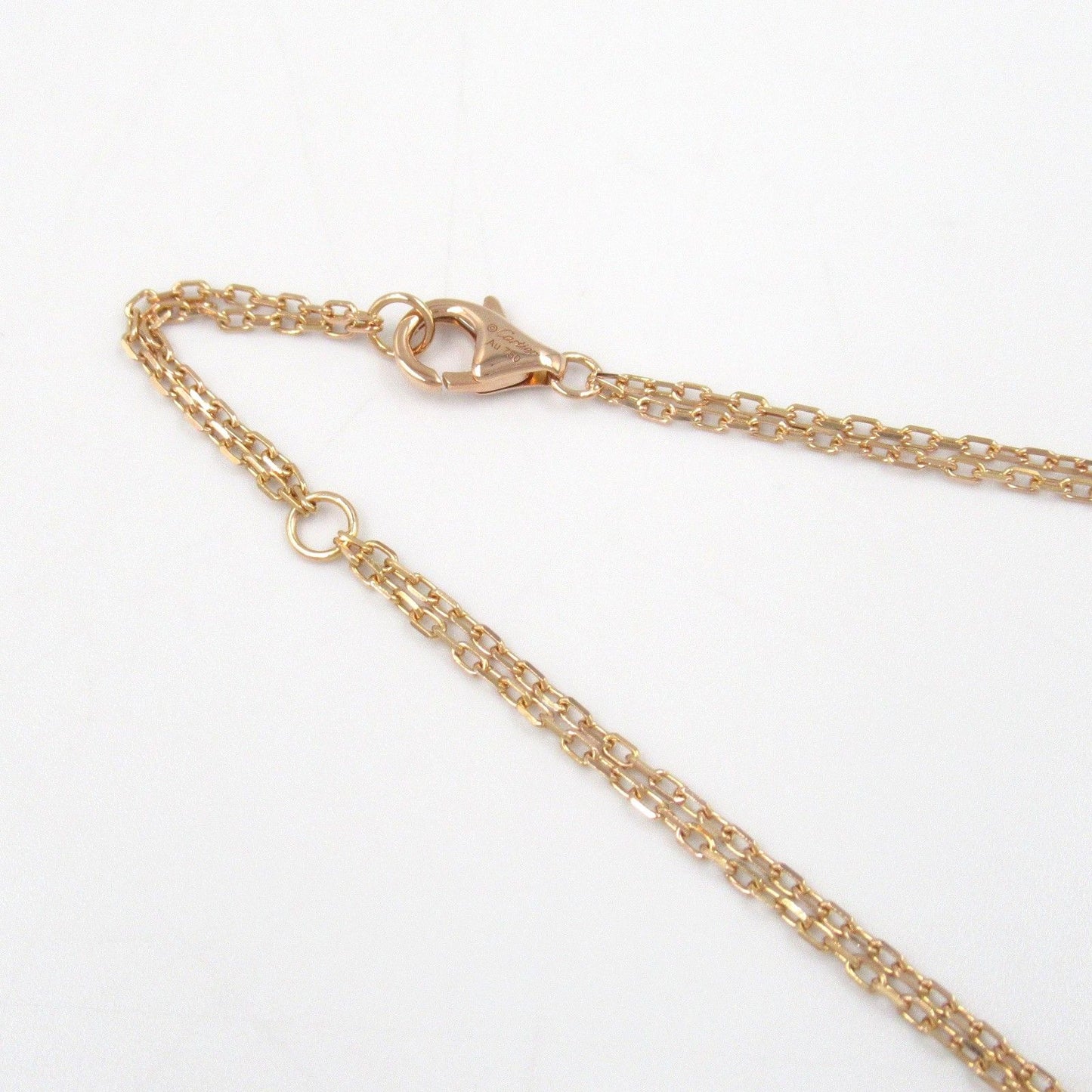 Cartier Love Circle Necklace in 18K Pink Gold with Diamonds