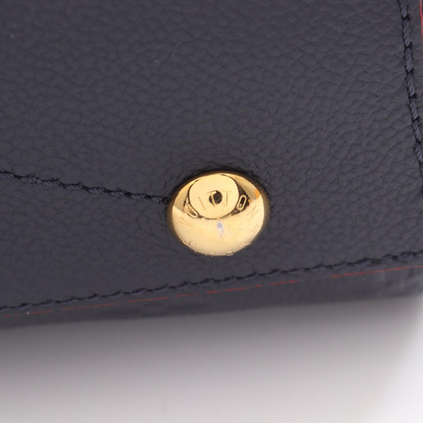 Louis Vuitton Montaigne MM Handbag in Marine Rouge - Exquisite Craftsmanship