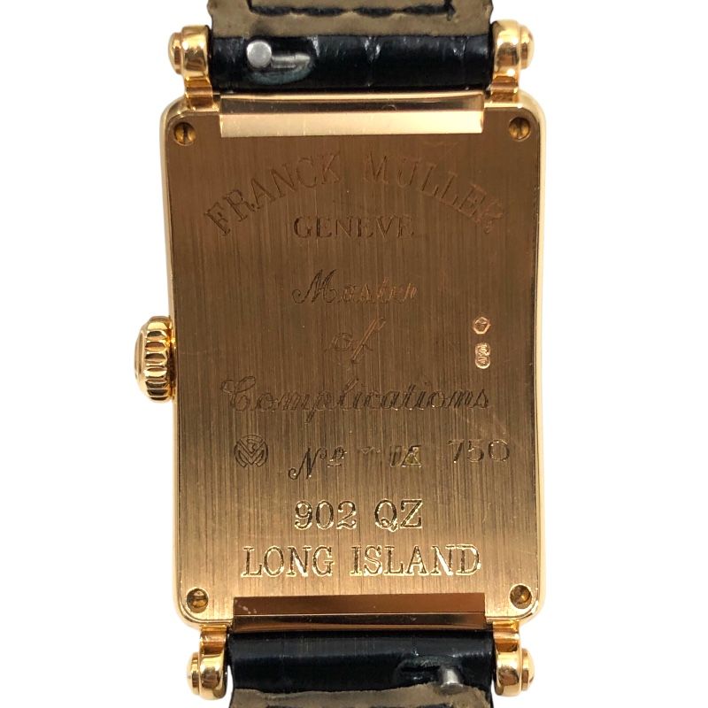 Franck Muller Long Island 902QZ K18PG Silver Quartz Ladies Watch