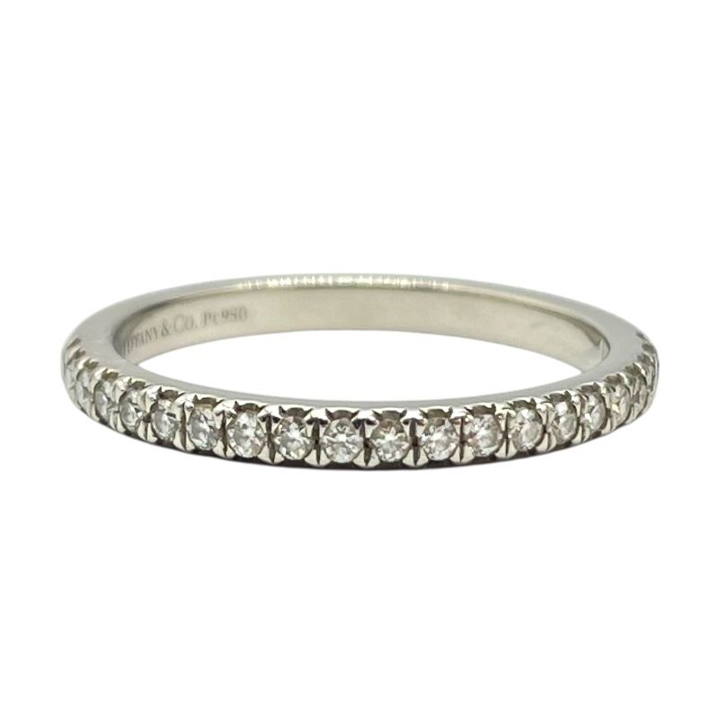 Tiffany & Co. Soleste Half Eternity Diamond Ring in Platinum