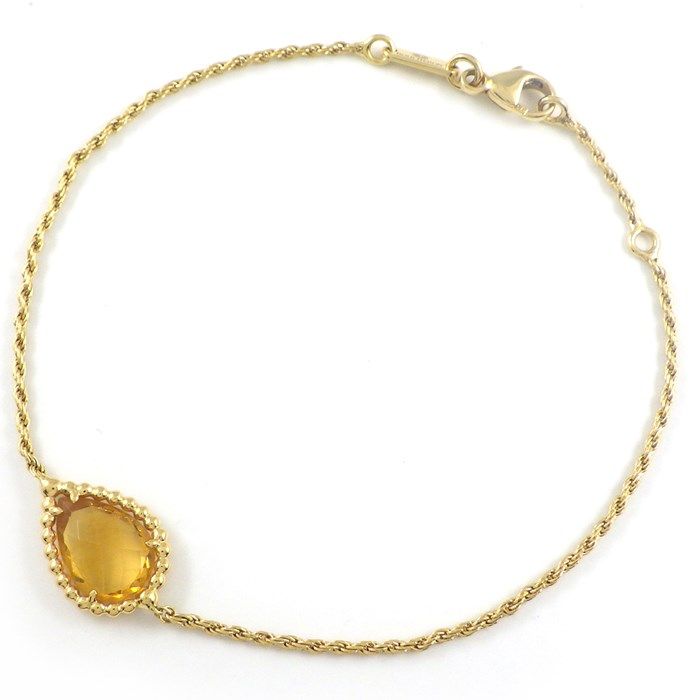 Boucheron Serpent Bohème Small Drop Motif Citrine Bracelet in K18YG