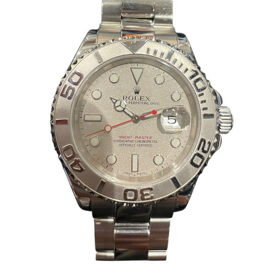 Rolex Yacht-Master 16622 Silver SS/PT Automatic Men's Watch