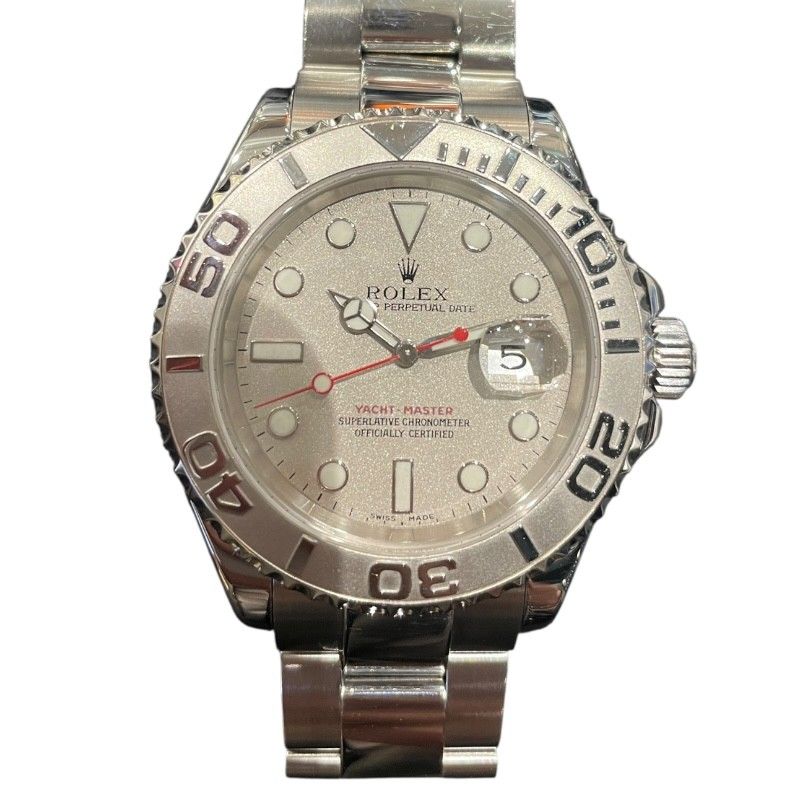 Rolex Yacht-Master 16622 Silver SS/PT Automatic Men's Watch