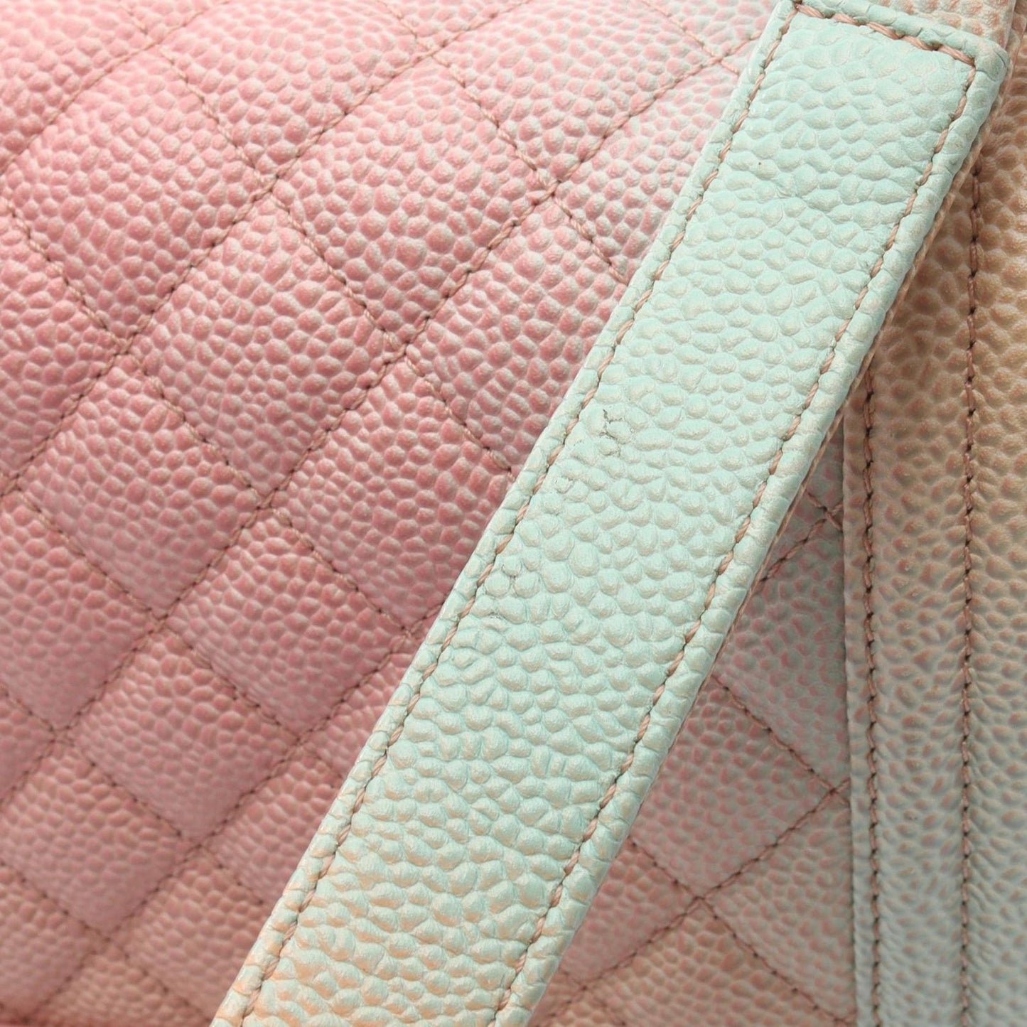 CHANEL Boy Chanel Rainbow Shoulder Bag - Exquisite Caviar Leather