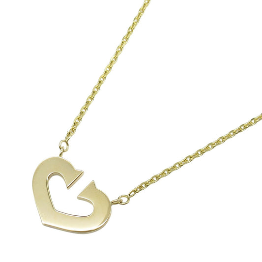 CARTIER C Heart Necklace in K18 Yellow Gold - 40.5cm