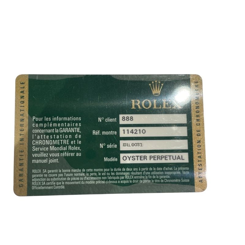 ROLEX Air-King 114210 Stainless Steel Automatic Unisex Watch