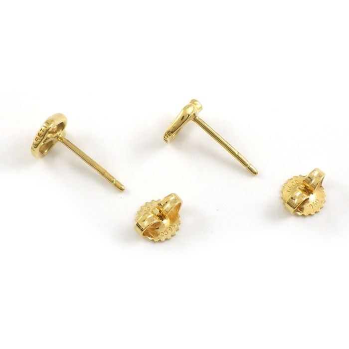 Tiffany & Co. Apple Earrings in K18 Yellow Gold - Exquisite Craftsmanship