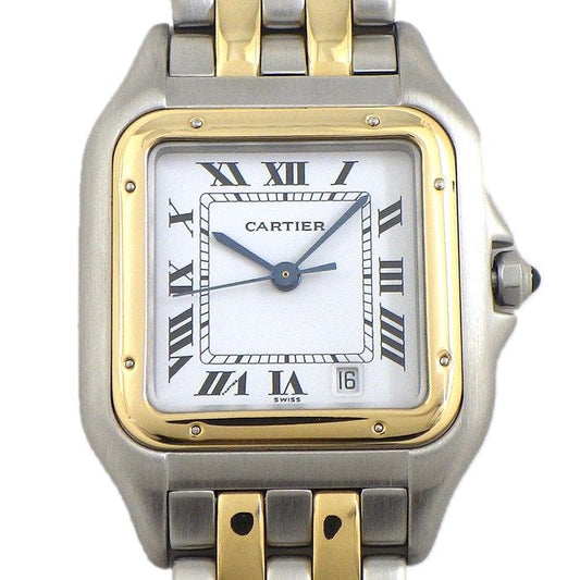 Cartier Panthère MM W25028B6 Square Watch - K18YG & SS
