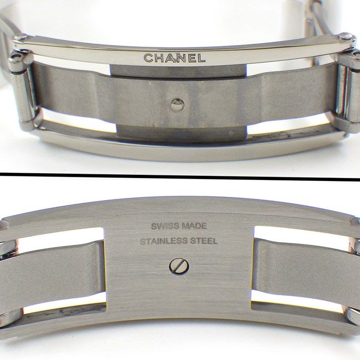 Chanel J12 H5698 White Dial Ceramic & Stainless Steel Watch