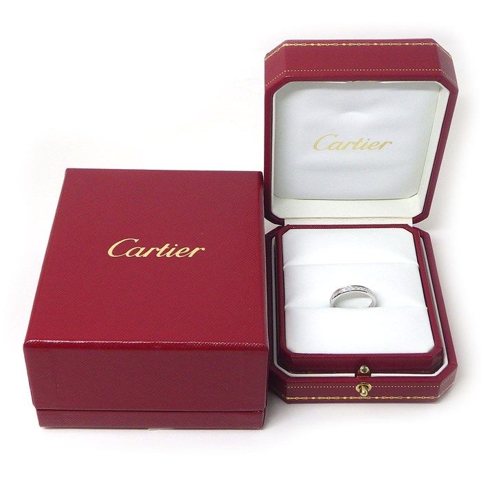 Cartier Ballerina Full Eternity Diamond Wedding Band in K18 White Gold
