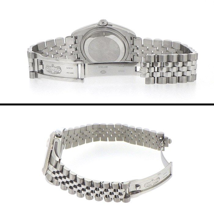 Rolex Datejust 36 116234G - Diamond Index, Fluted Bezel, Silver Dial