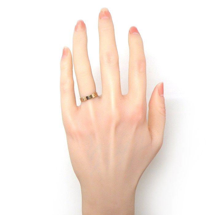Cartier Love Ring Small Model K18PG - Timeless Elegance