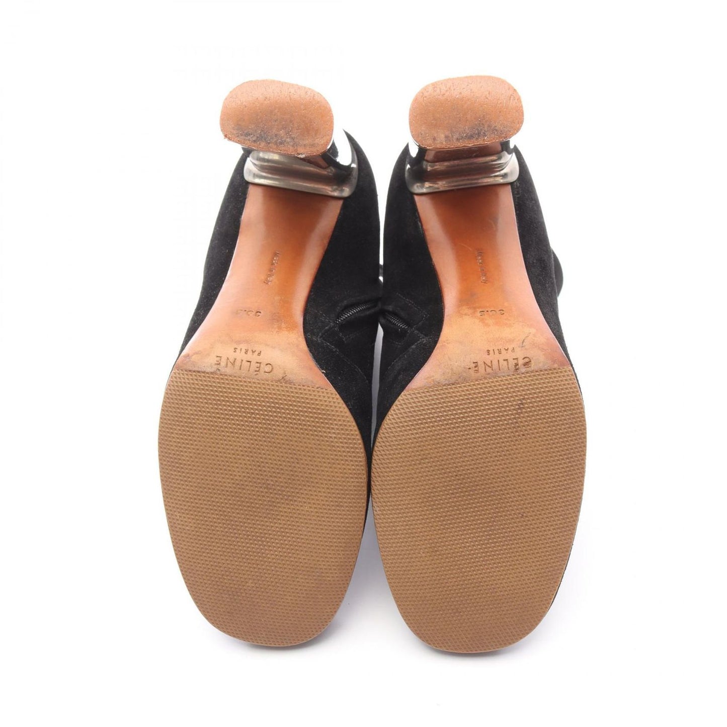 CELINE BAMBAM Black Suede Boots - Timeless Elegance