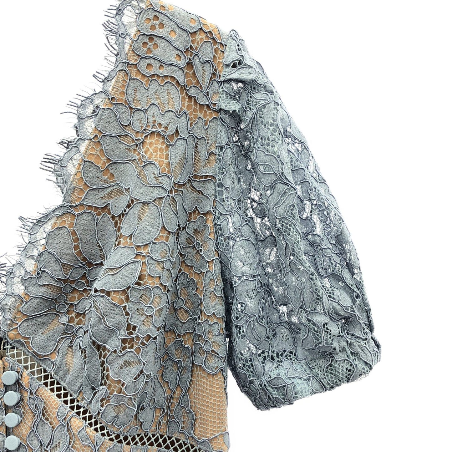 Self-Portrait Light Blue Lace Dress - Exquisite Elegance