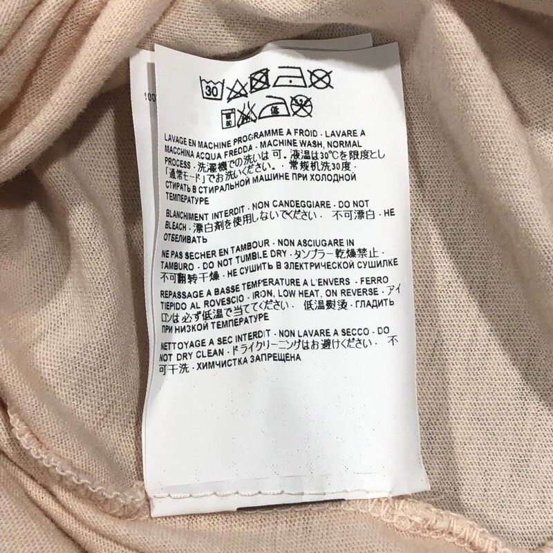 SAINT LAURENT Logo Print Cotton T-Shirt - M