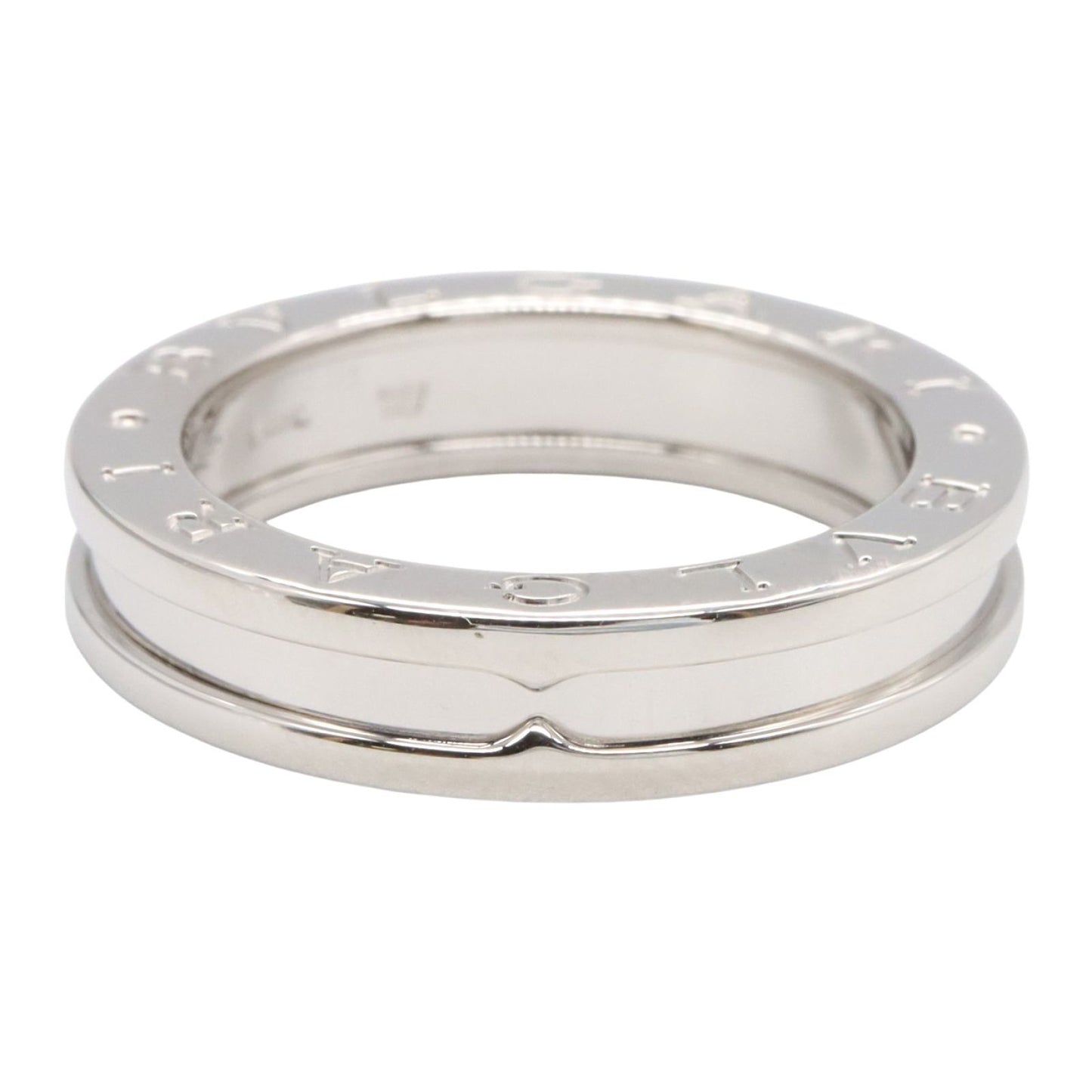BVLGARI B-zero1 Ring in K18 White Gold - Unisex Elegance