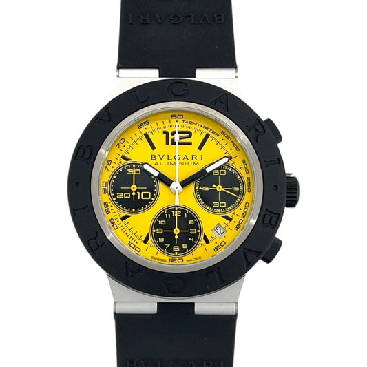 BVLGARI Aluminum Gran Turismo Limited Edition Yellow Automatic Watch