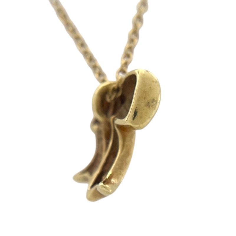 Tiffany & Co. K18YG Ribbon Necklace - Exquisite Elegance