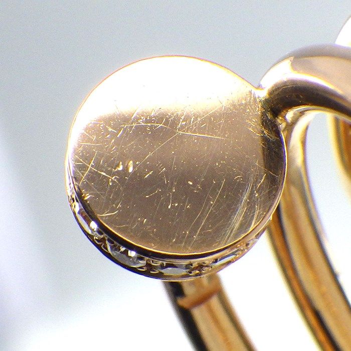 Cartier Juste un Clou Ring with Diamonds in 18K Pink Gold