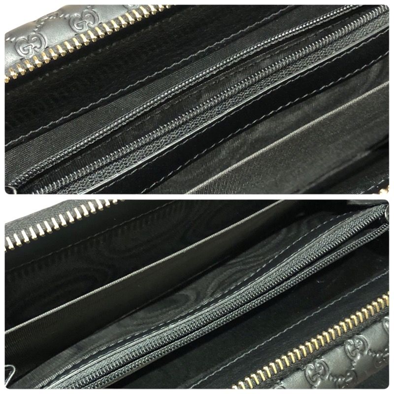 GUCCI Long Wallet 449364 in Black Leather - Men's Luxury Accessory