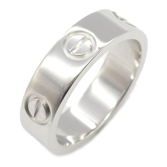CARTIER Love Ring in K18 White Gold - Timeless Elegance