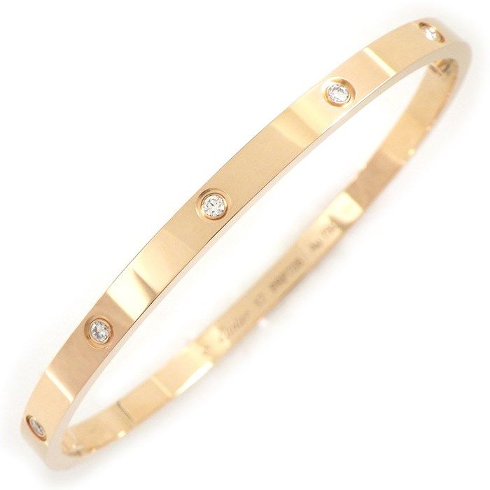 Cartier Love Bracelet SM with Diamonds in K18 Pink Gold