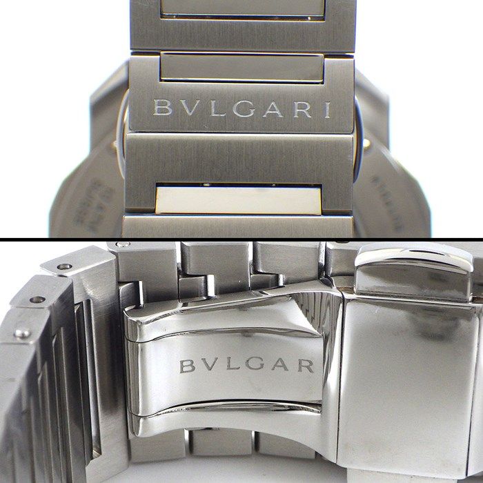 BVLGARI Octo Roma World Time Automatic Watch - Blue Dial