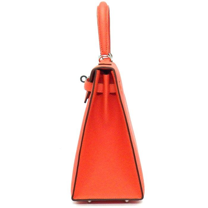 HERMES Kelly 25 Handbag in Orange Field - 2024 Edition