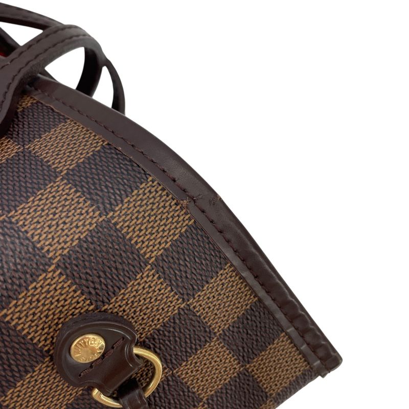 Louis Vuitton Neverfull MM Damier Ebene Canvas Tote Bag