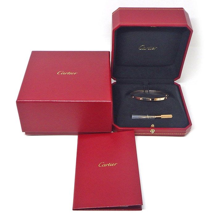 Cartier Love Bracelet SM with Diamonds in K18 Pink Gold