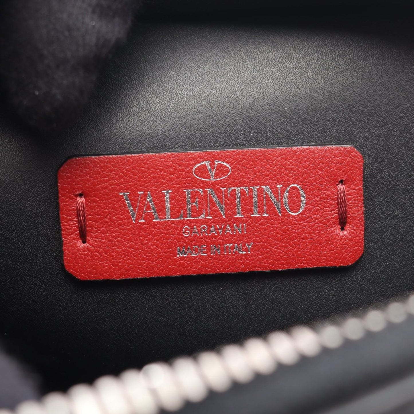Valentino Garavani VLTN Smooth Leather Belt Bag - Black