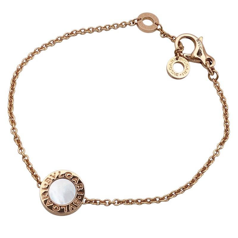 BVLGARI B.zero1 Pink Gold Bracelet with Mother of Pearl