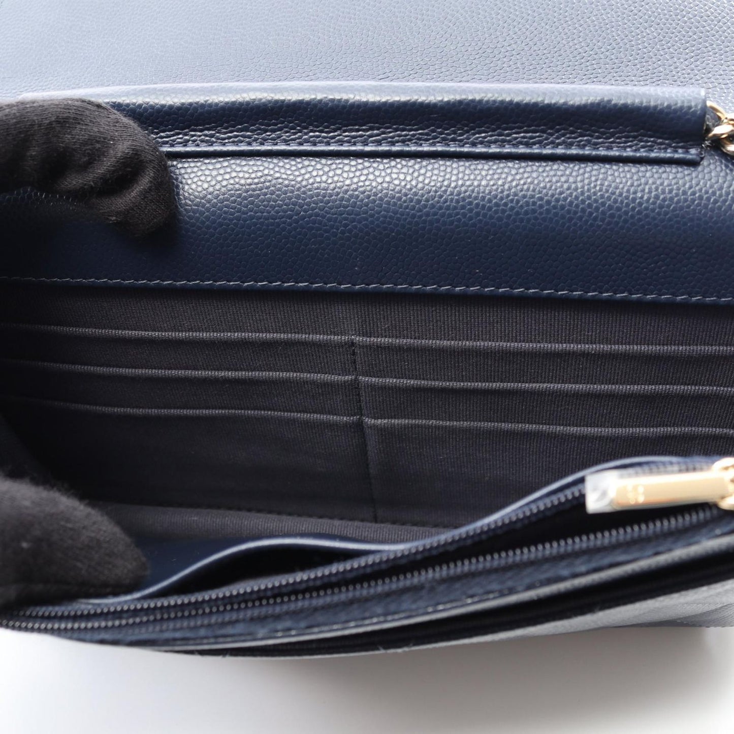 CHANEL Matelassé Shoulder Bag AP4246 in Navy Calfskin