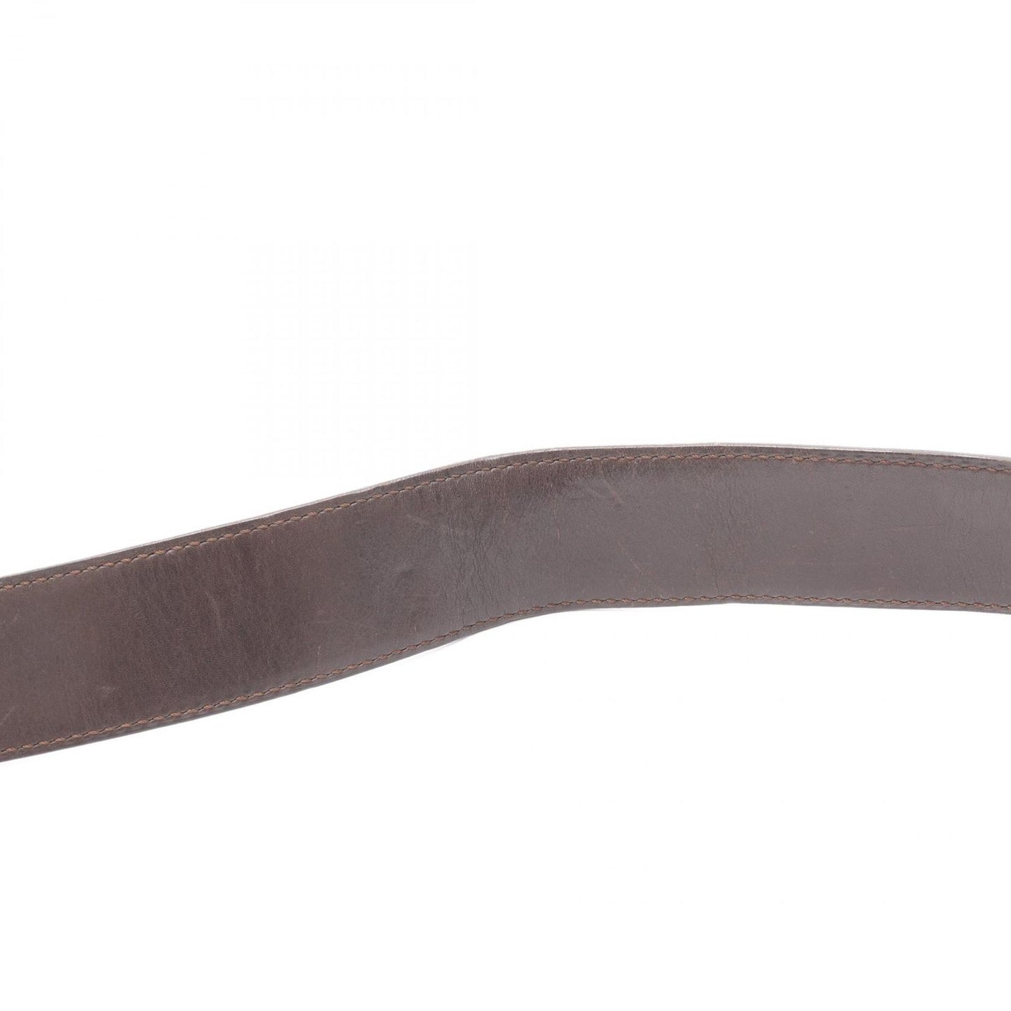 CELINE C Macadam Brown Canvas & Leather Shoulder Bag