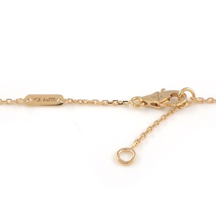 Van Cleef & Arpels Sweet Alhambra Necklace in K18 Pink Gold