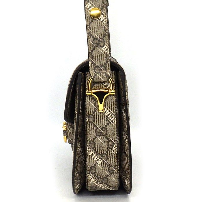Gucci x Balenciaga Hacker Project Medium Shoulder Bag - Beige Ebony
