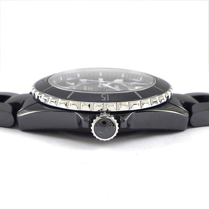 Chanel J12 H5697 Automatic Watch - Black Ceramic & Steel
