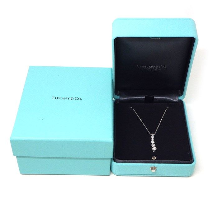 Tiffany & Co. Jazz Graduated Round Drop Swing Necklace with Diamonds