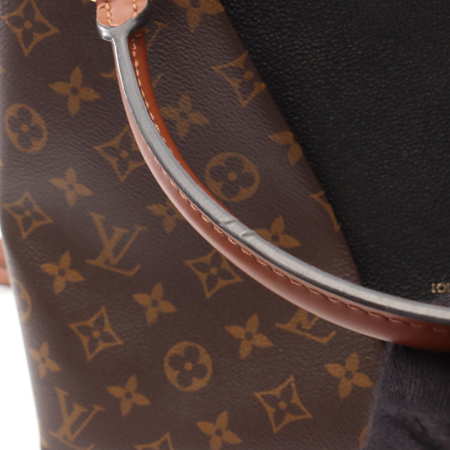 Louis Vuitton V Tote MM Handbag - Noir PVC Coated Canvas