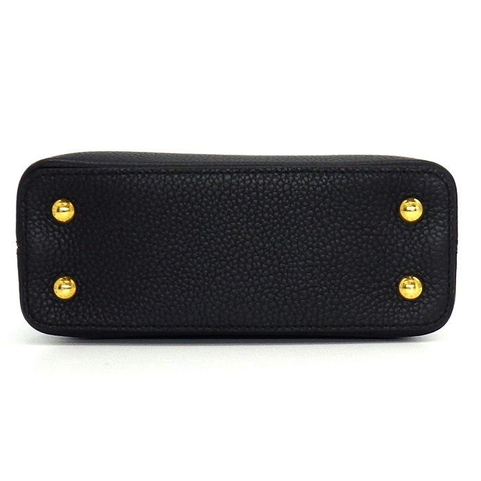 Louis Vuitton Capucines Mini Handbag in Noir - Exquisite Craftsmanship