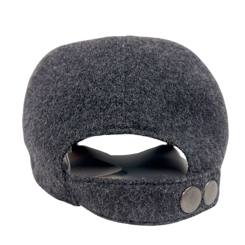 HERMES Cashmere Cap in Dark Grey - Unisex Luxury Accessory