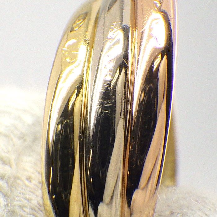 Cartier Trinity XS Ring in Tri-Color Gold - K18PG, K18WG, K18YG
