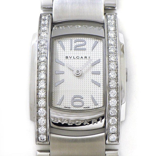 BVLGARI Assioma AA35S Diamond Bezel Watch - Exquisite Craftsmanship