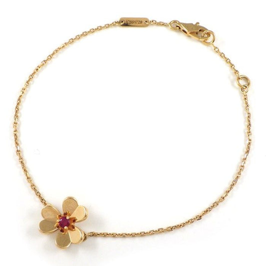 Van Cleef & Arpels Frivole Mini Necklace with Ruby in K18 Pink Gold