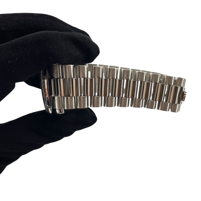 ROLEX Day-Date 36 Horicon Ice Blue Platinum 118346A - A Timeless Masterpiece