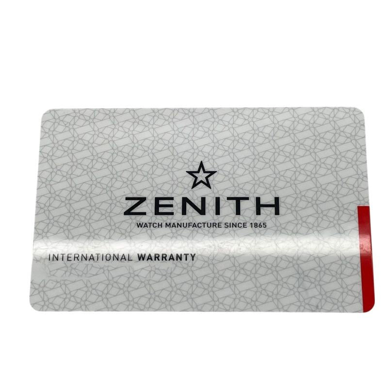 ZENITH Star Automatic Unisex Watch - Silver SS, Limited Edition