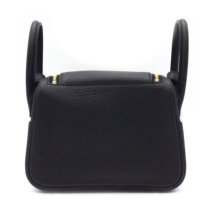 HERMES Lindy Mini Shoulder Bag - Black, 2024 Edition