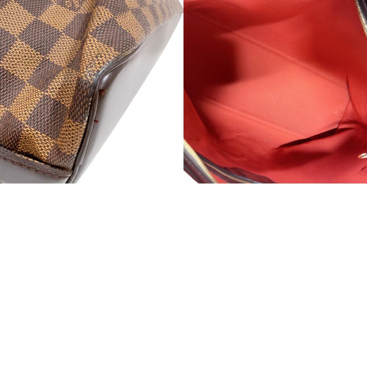 Louis Vuitton Chelsea N51119 Brown Damier Tote Bag with Gold Hardware